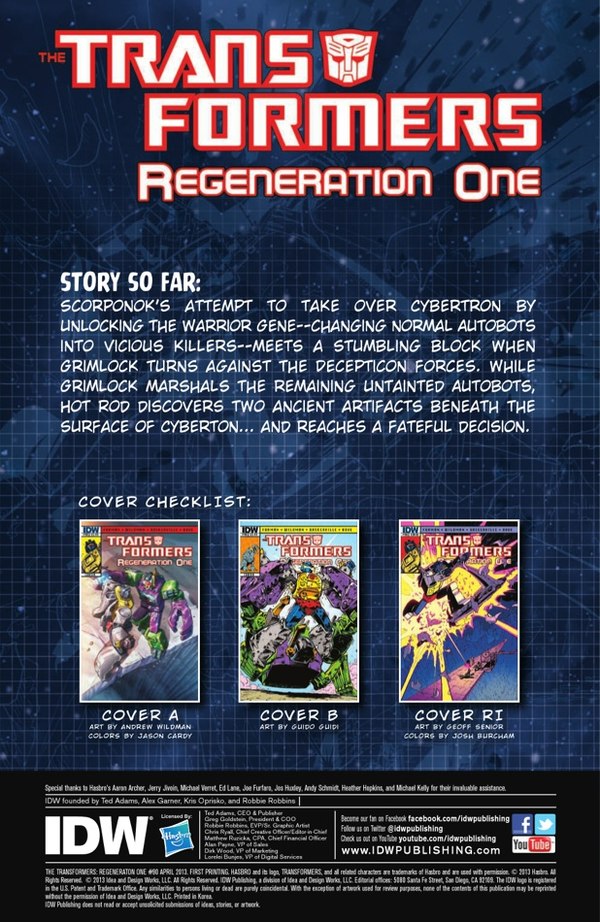 Transformers Regeneration One 90 Comic Book Preview   Scorponoks Dark Reign Draws Nearer Image  (3 of 10)